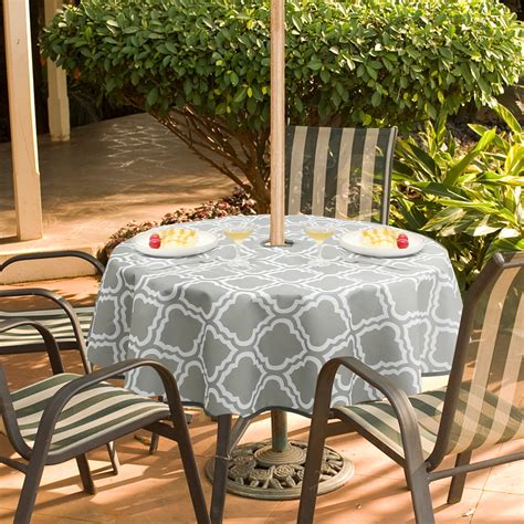 outdoor tablecloth for umbrella